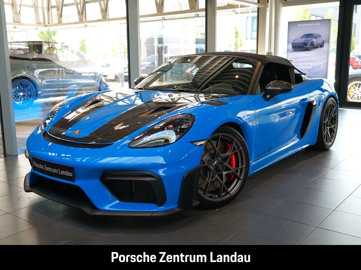 Porsche Boxster 718 Spyder RS Sharkblue Weissach-Paket BOSE LED