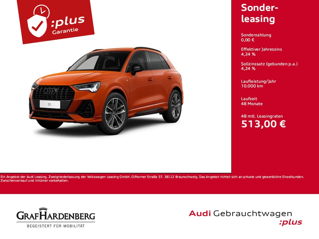 Audi Q3 35 TFSI S line Virt.Cockpit LED AHK