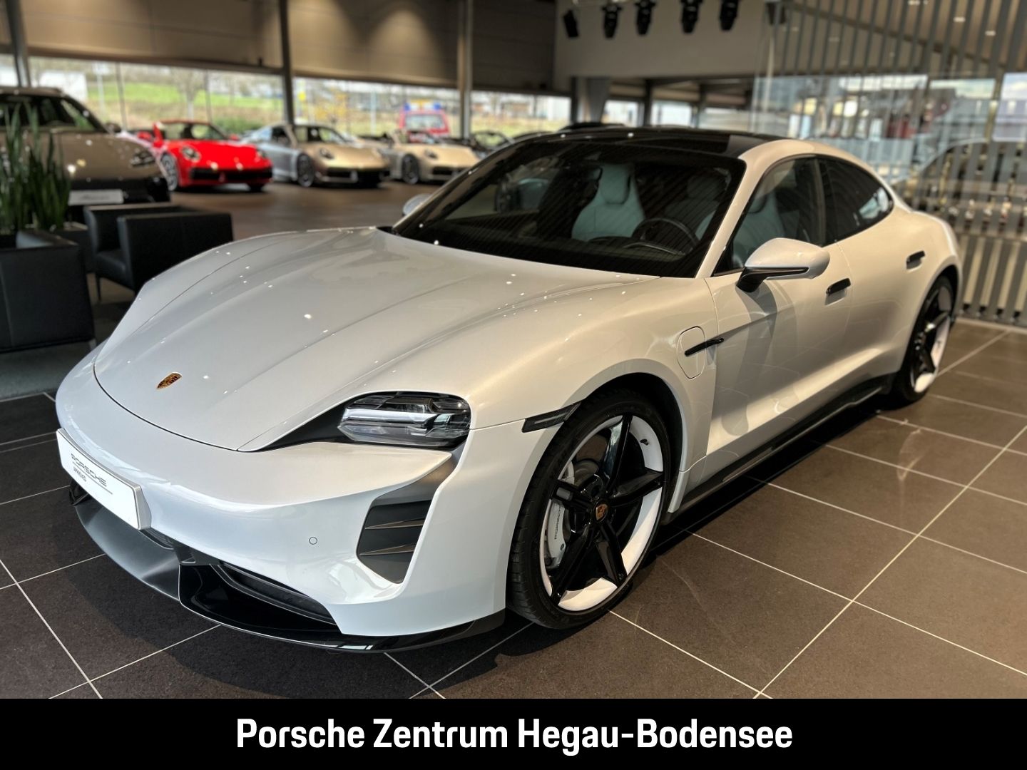 Porsche Taycan Turbo/Lederausstattung Bi-Color/eisgraume