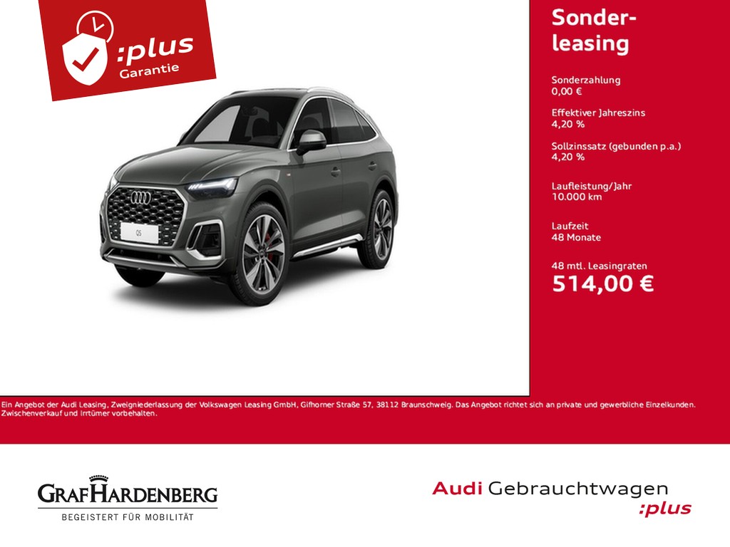 Audi Q5 Sportback 45 TFSI quattro S line LED Navi AHK