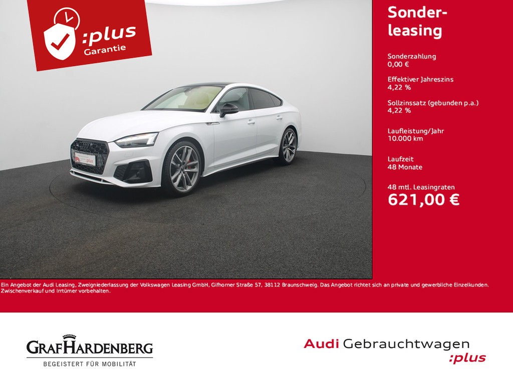 Audi A5 Sportback 40 TFSI quattro S line LED Navi B&O