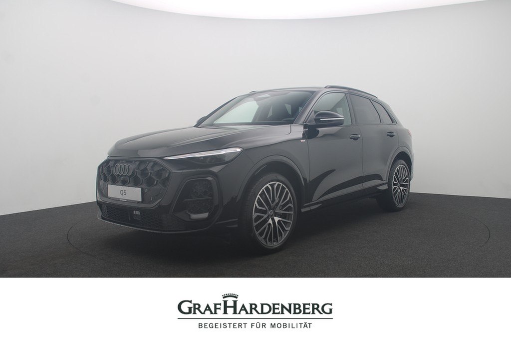 Audi Q5 SUV TDI quattro 204 PS S tronic edition one Mythosschwarz Tech plus, Sline, MMI, Pano