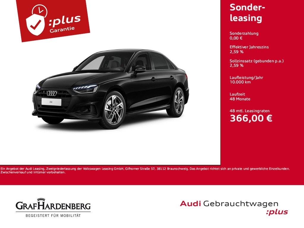 Audi A4 Lim. 40 TFSI . Virt.Cockpit LED Navi
